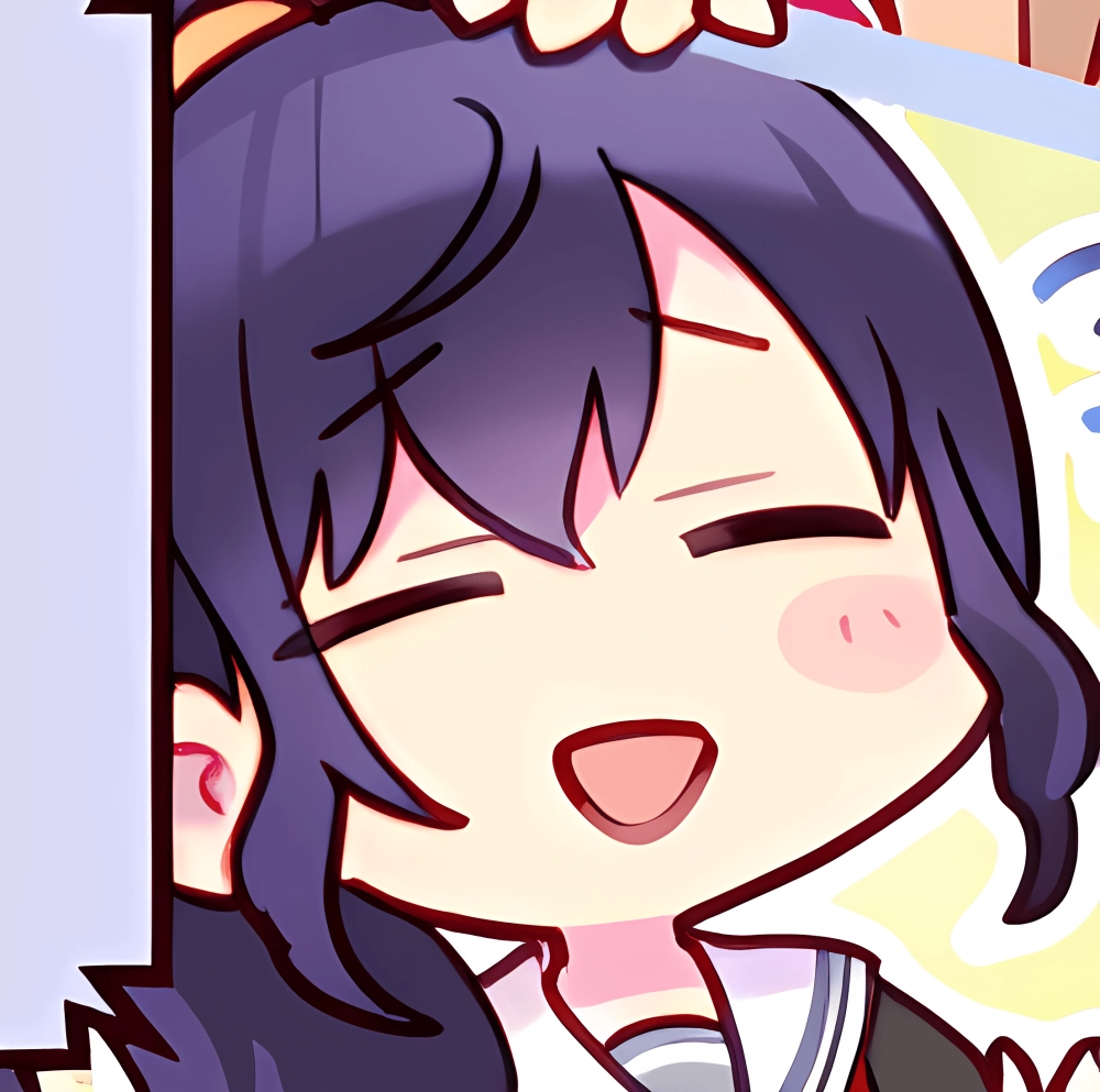 Kawaii Mafuyu chibi glows with adorable energy