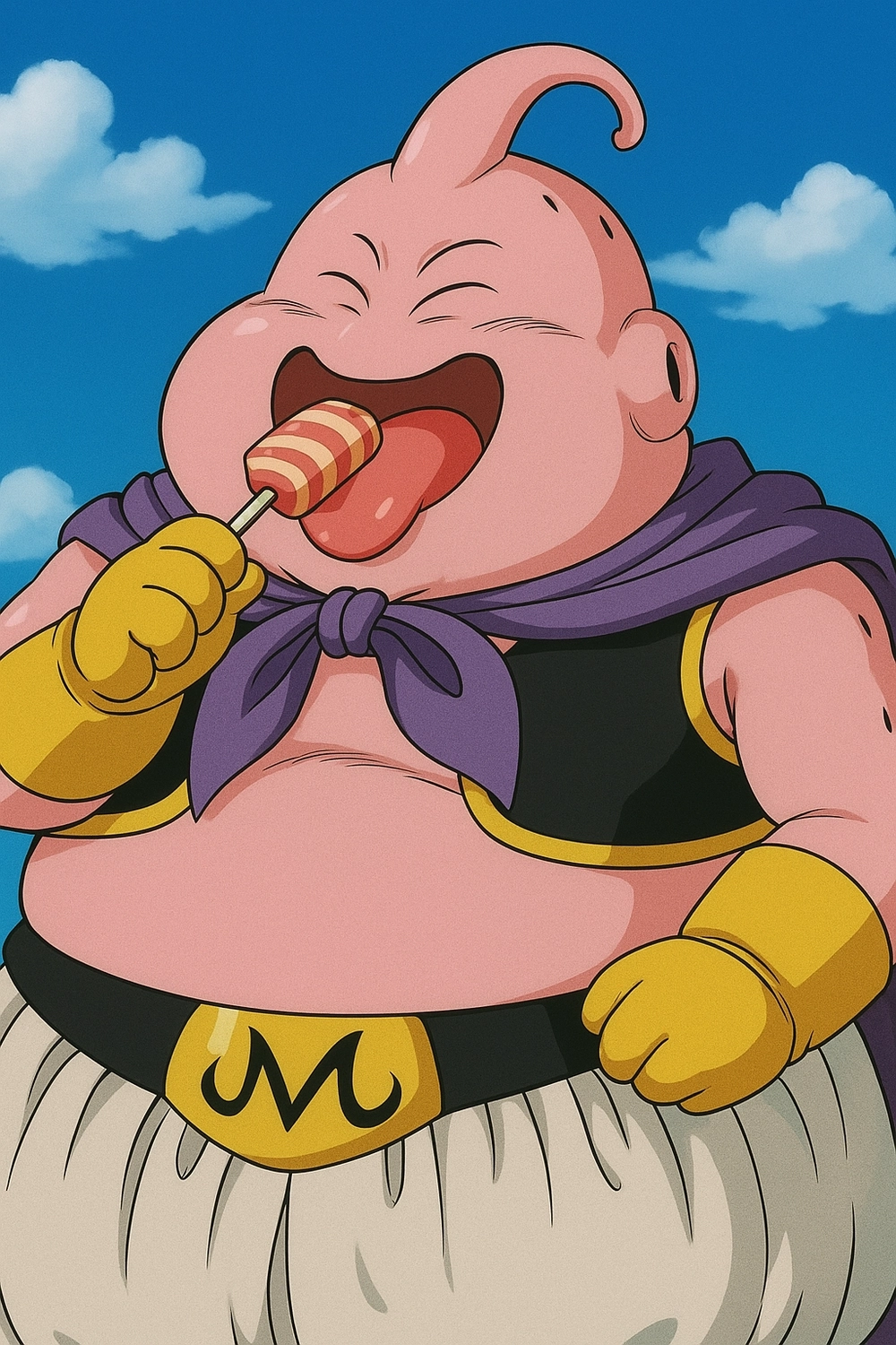 Discover all crazy transformations of Majin Buu forms