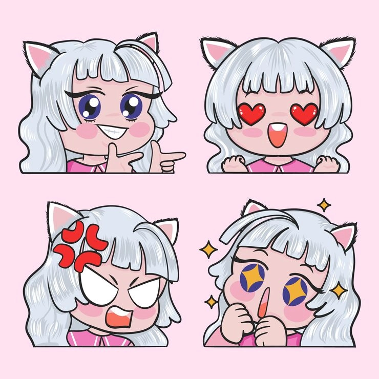 Manga chibi art bursting with creativity