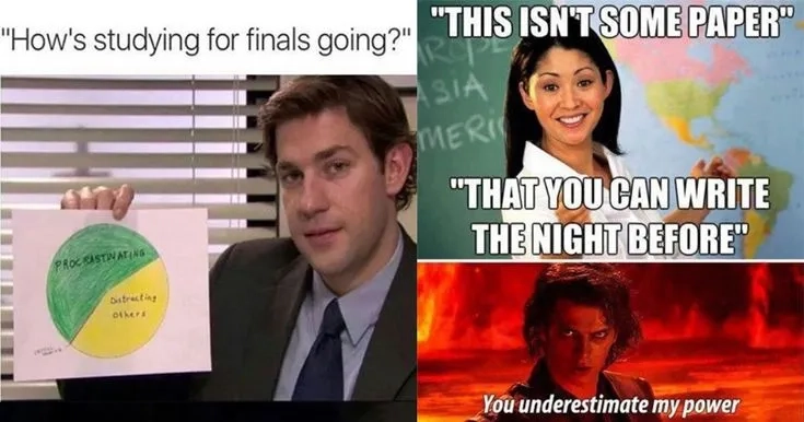 The daily struggle shown in the best college memes
