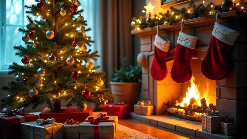 Merry christmas wishes to share joy and warmth this holiday