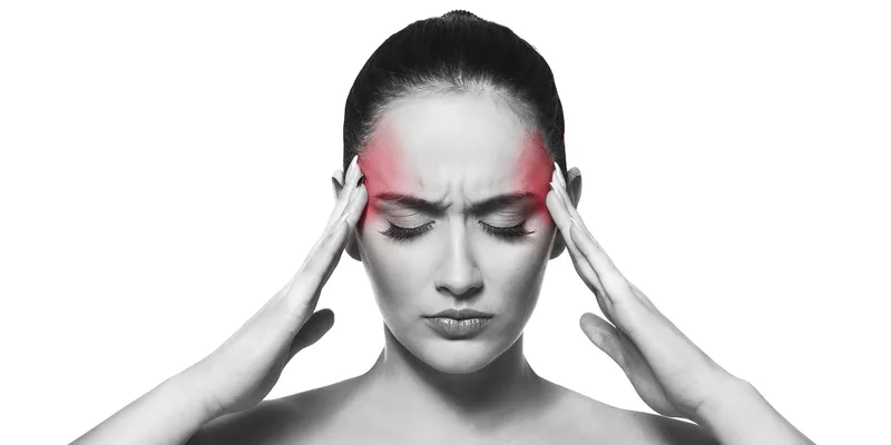 A display of different types of migraine medication