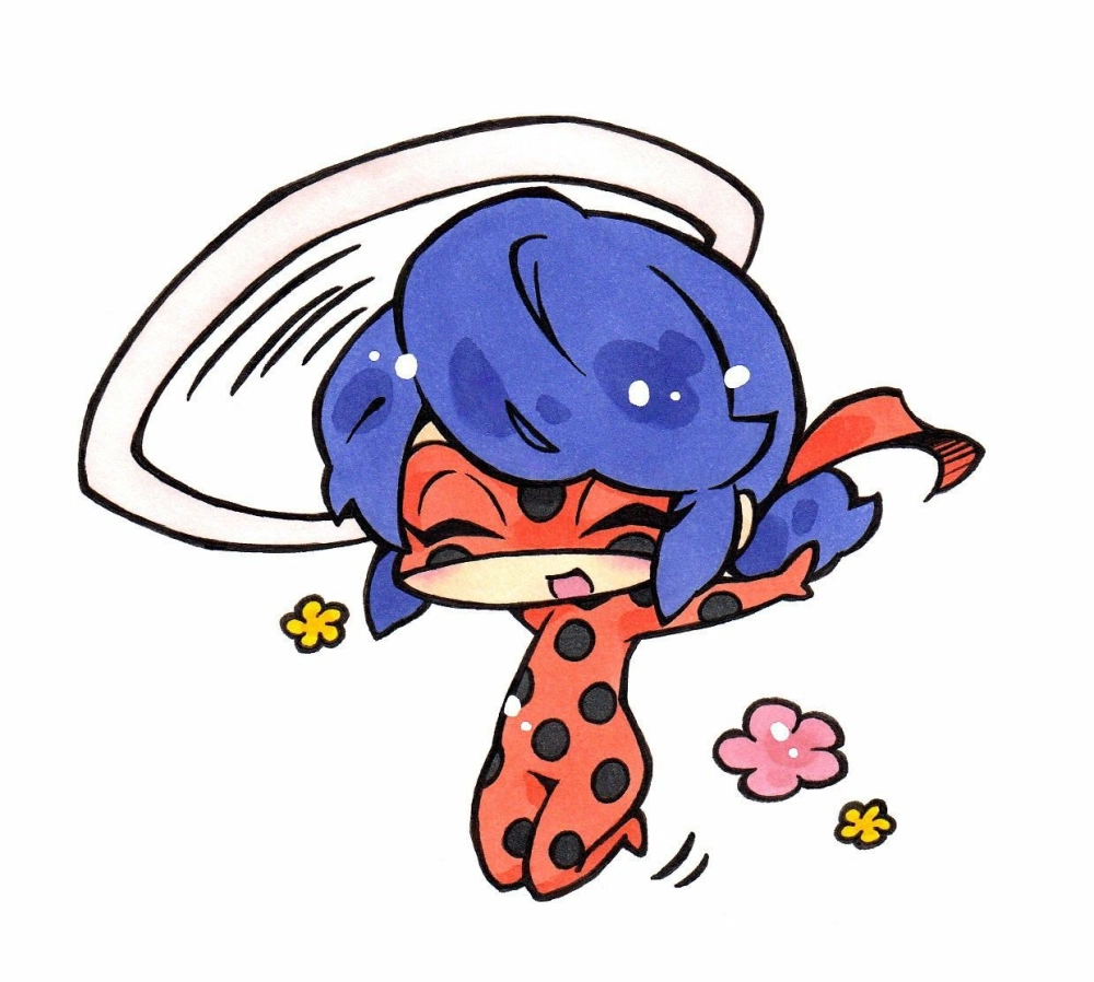 Miraculous chibi art shines with vibrant touch