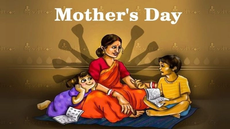 Bright smiles bloom with loving Mother's day wishes