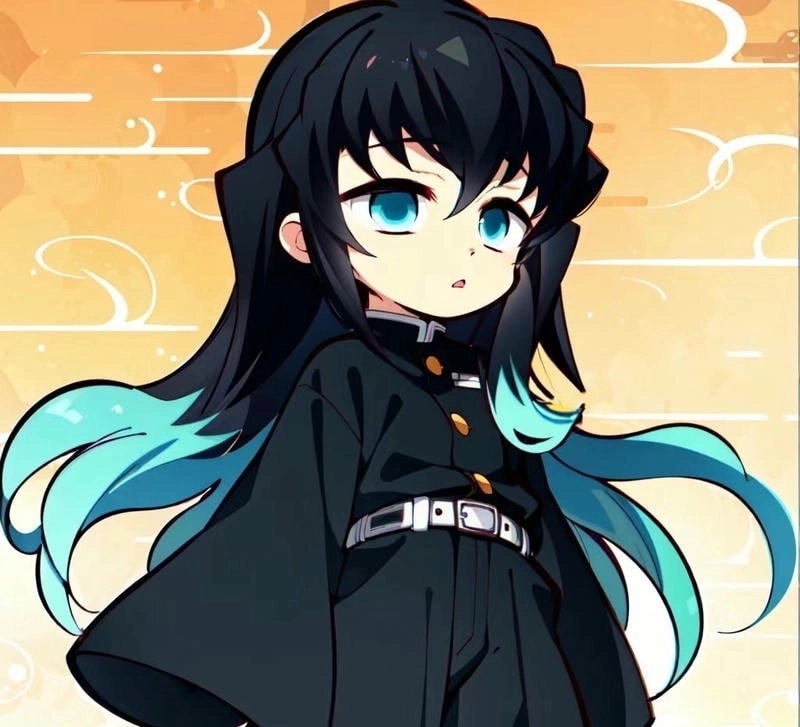 Muichiro Tokitou chibi mist pillar with charm