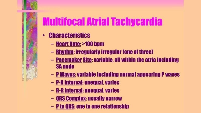 Multifocal Atrial Tachycardia And COPD often occur together