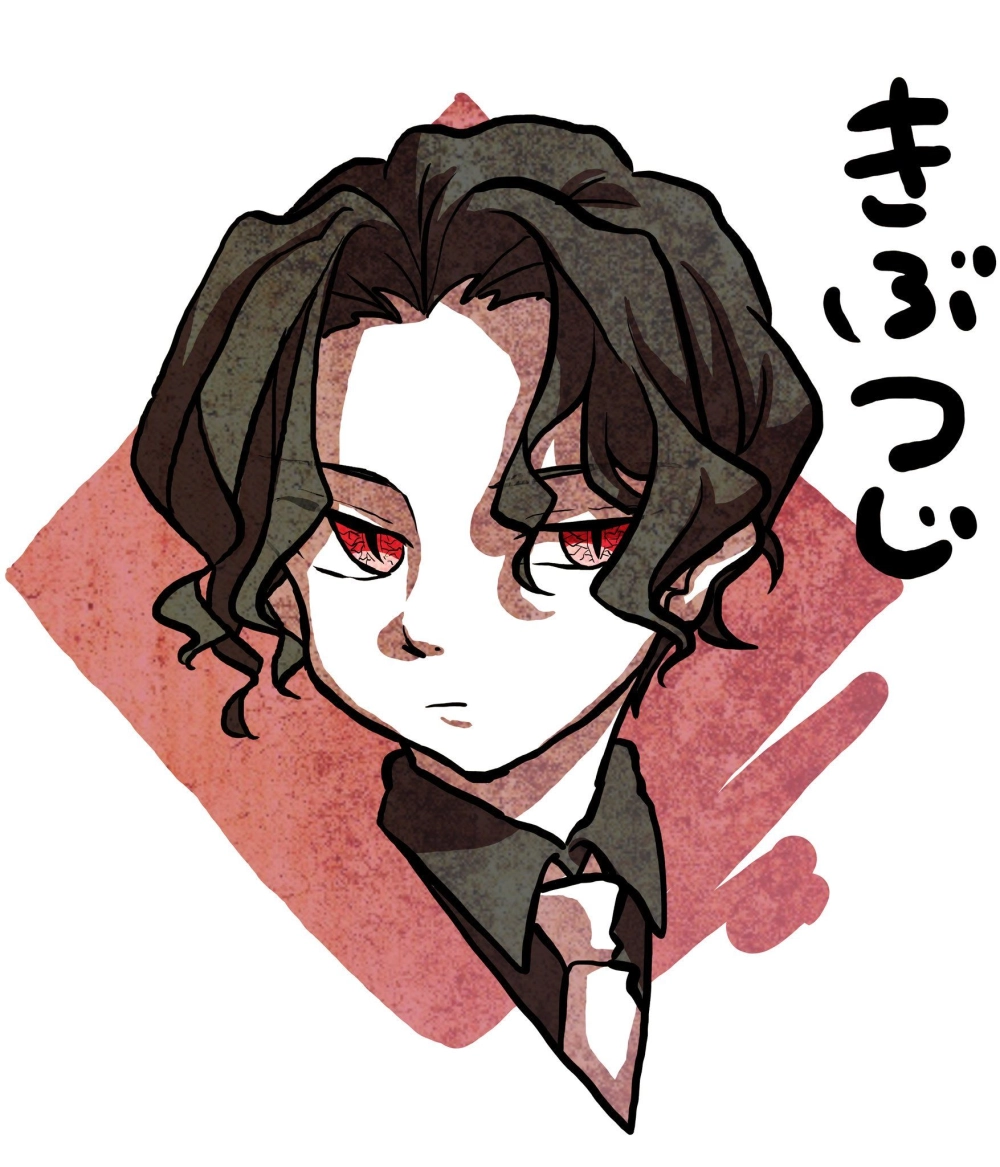 Demon king Muzan chibi tiny ruler of fear