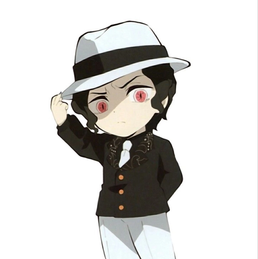 Muzan chibi poster dark cuteness for walls