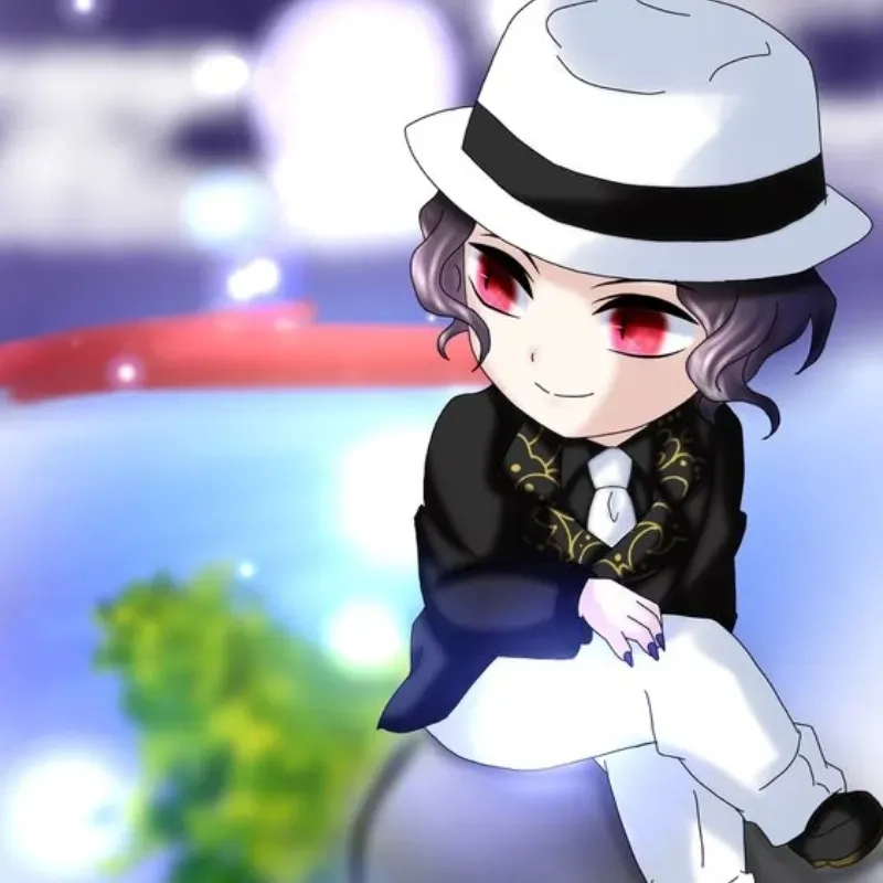 Muzan Kibutsuji chibi ruler of demons in small art