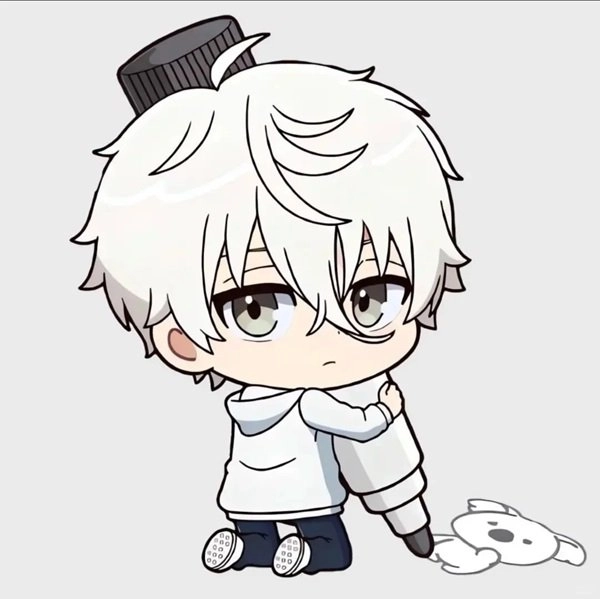 Chibi Nagi effortless charm with lazy vibe