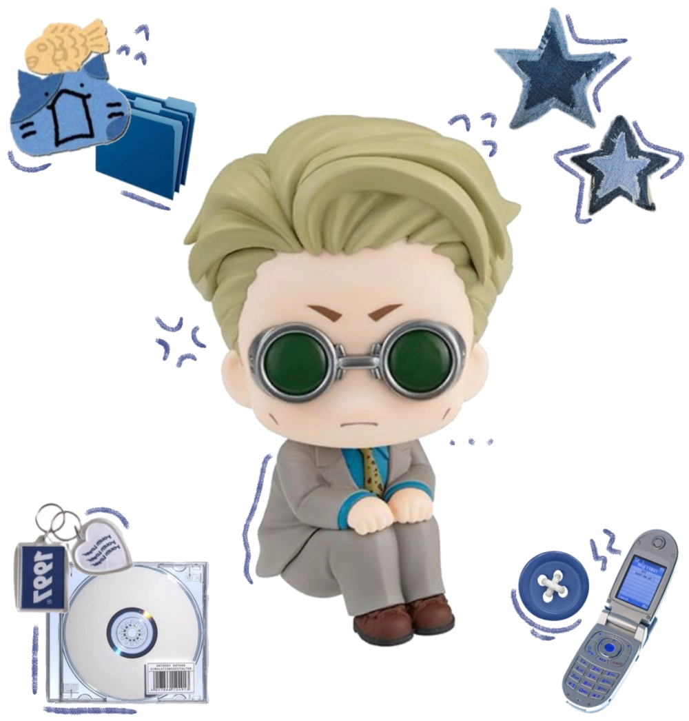 Nanami chibi drawing soft strokes of duty