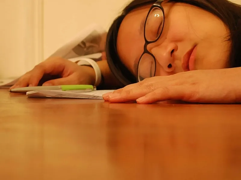 An illustration of narcolepsy with cataplexy