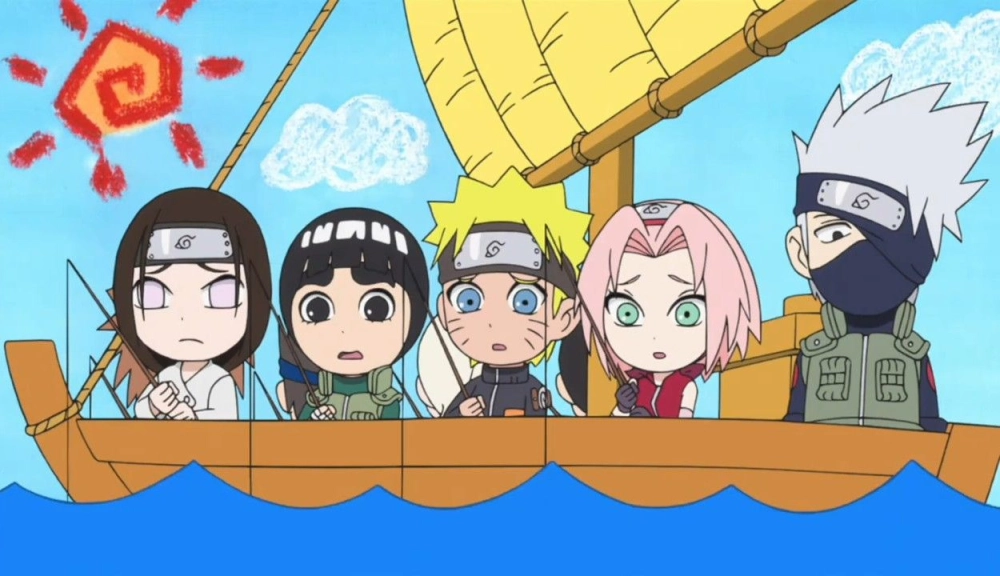 Naruto Shippuden chibi heroes in tiny form