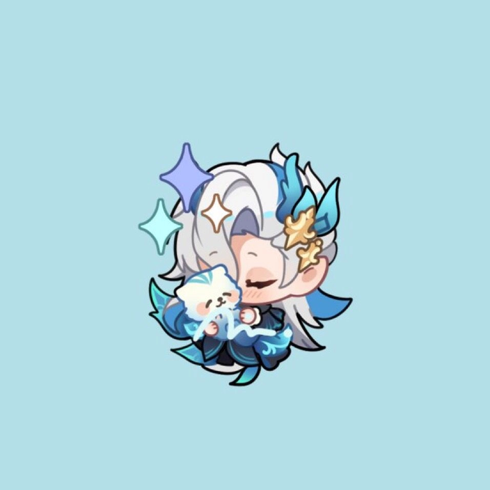 Neuvillette chibi art glows with elegance