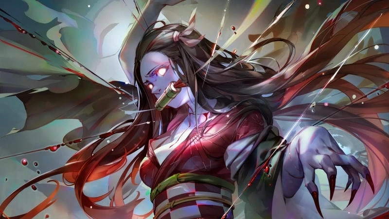 Wear stylish Kamado Nezuko earrings for any occasion