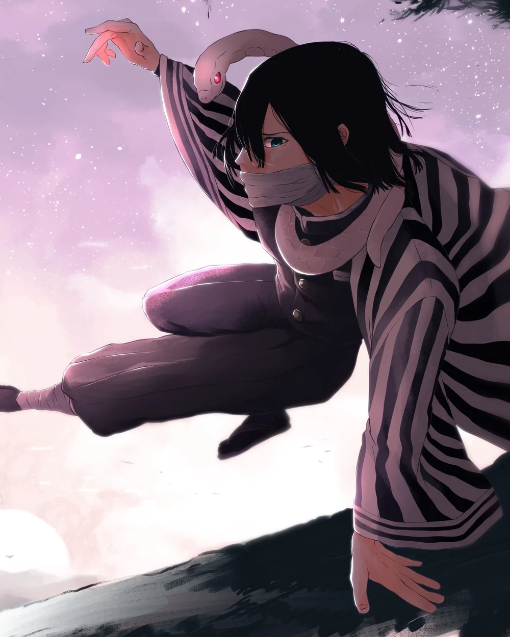 Creative obanai fanart made by fans