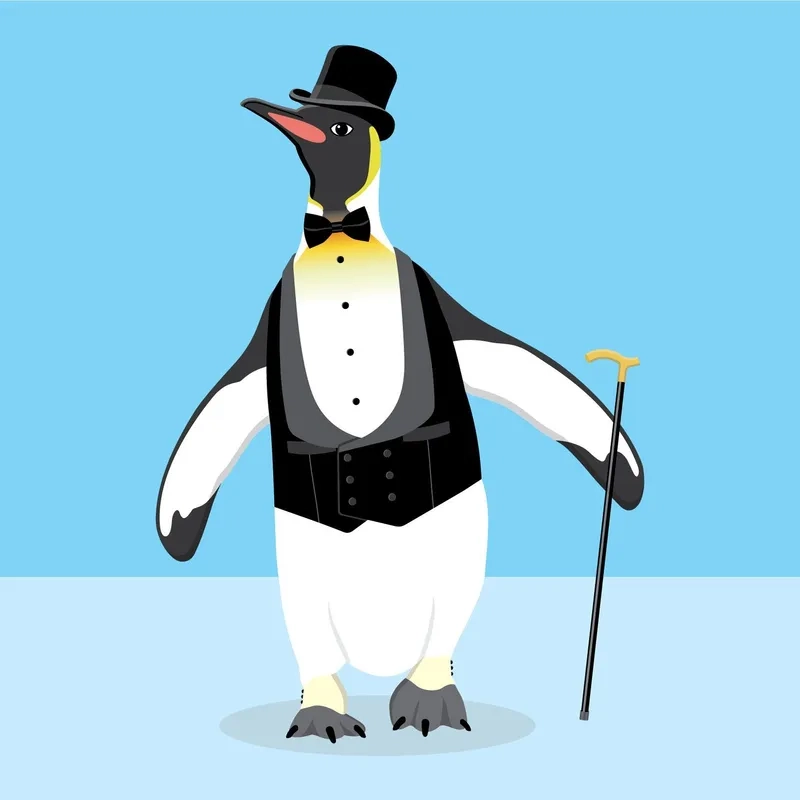 Friday feeling captured by the dancing penguin meme
