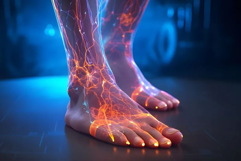 The progression of peripheral neuropathy symptoms