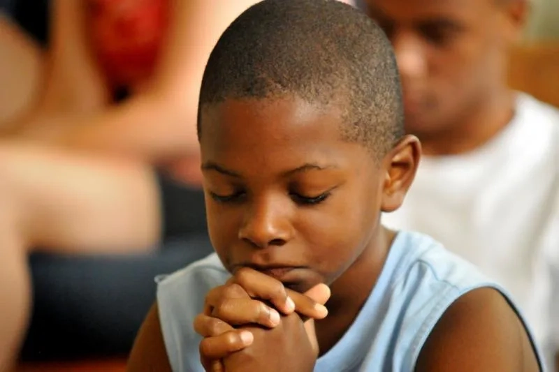 A close-up of the praying mantis meme