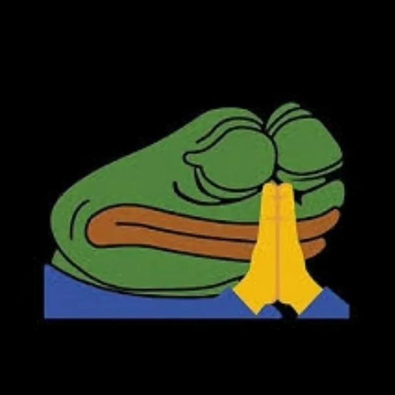 The iconic DJ Khaled praying meme for success