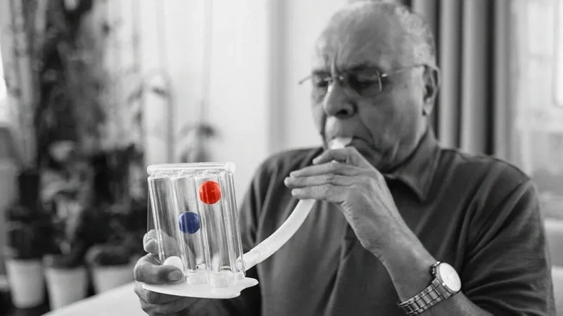 Chart depicting pulmonary fibrosis life expectancy data