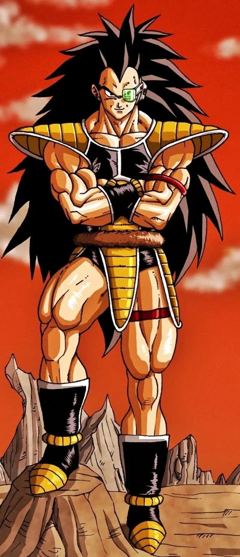 Enjoy full action of Raditz anime moments online