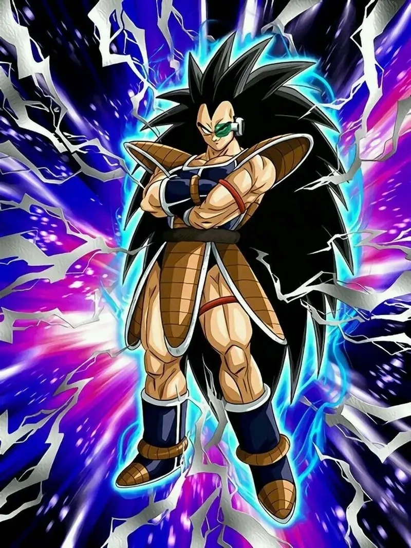 Analyze why Raditz villain is feared by many heroes