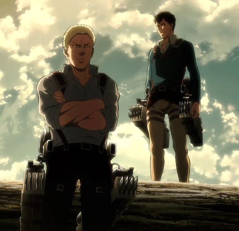 Reiner Braun Armored Titan shows his strength in battle