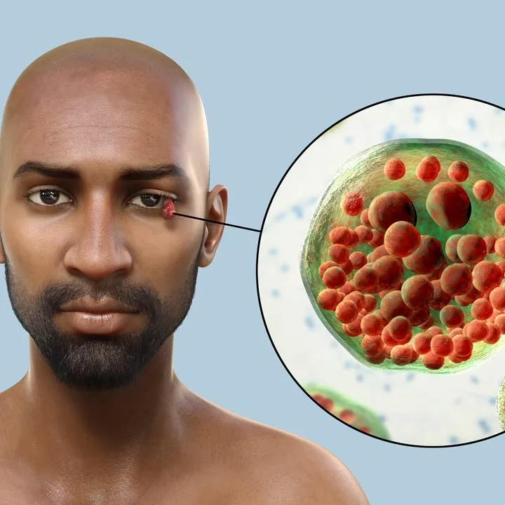 A diagram explaining what is rhinosporidiosis