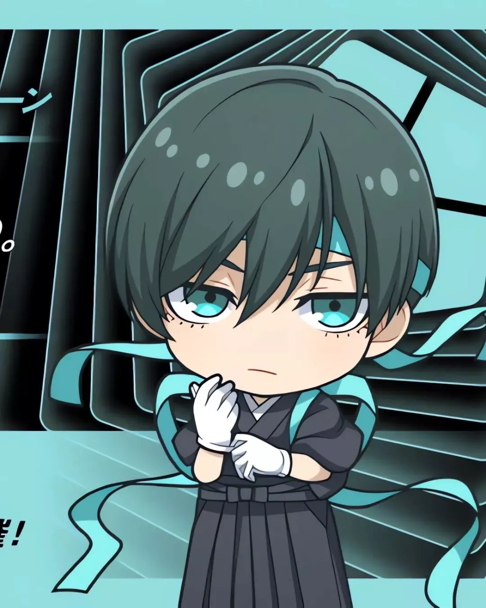 Bluelock Rin chibi rival energy reimagined