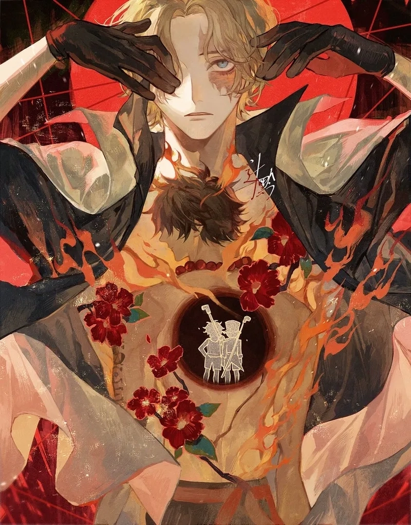 Imagine Sabo Logia abilities in creative fan art