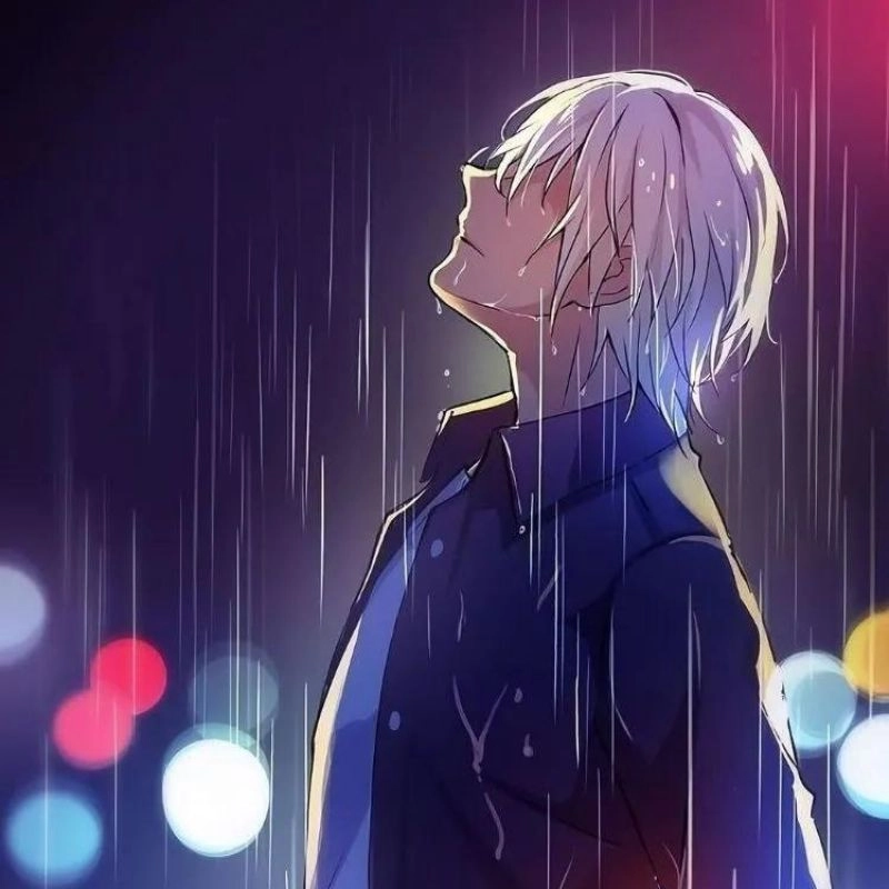 Sad and lonely anime images showing a lonely anime boy alone