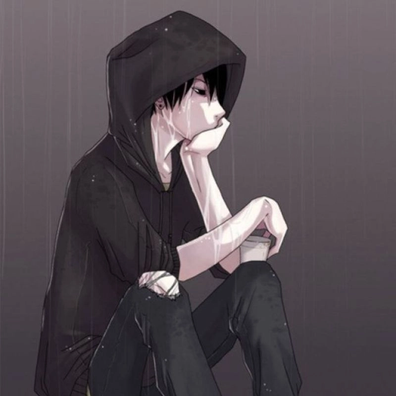 Explore sad and lonely anime images with a depressed anime vibe