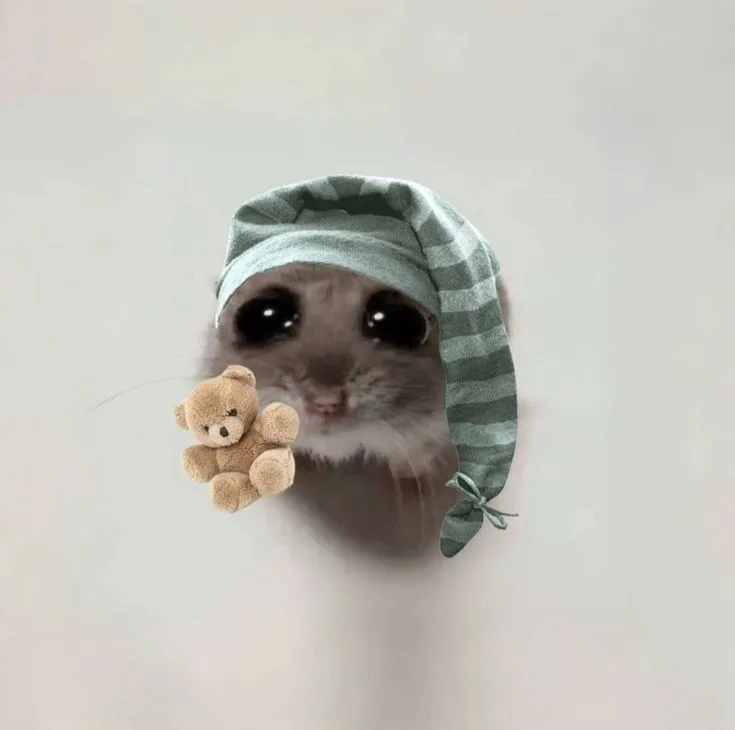 The dramatic sad hamster violin meme