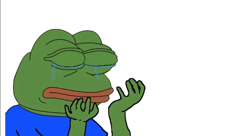 The original sad pepe meme in high resolution