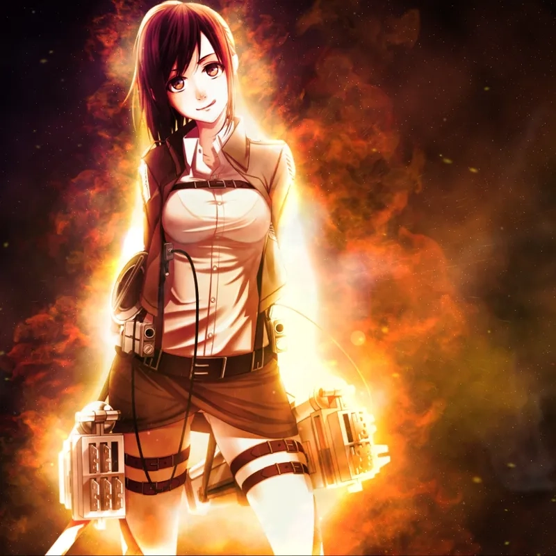 Sasha Blouse shines bright in Attack on Titan art