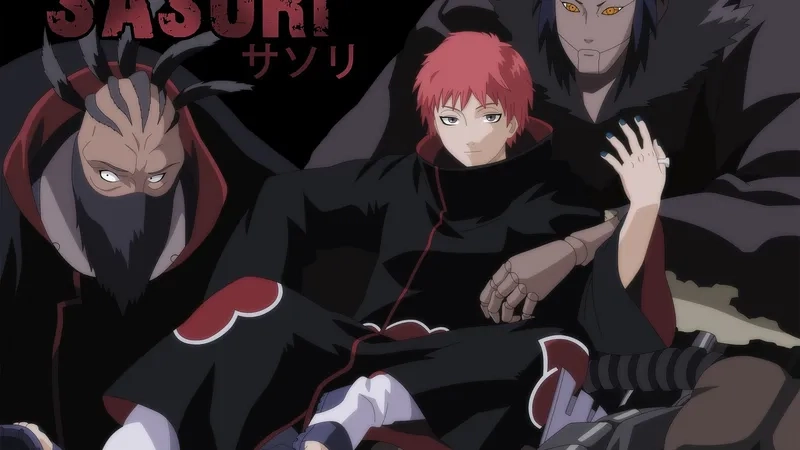Sasori and Deidara team up for chaotic battles
