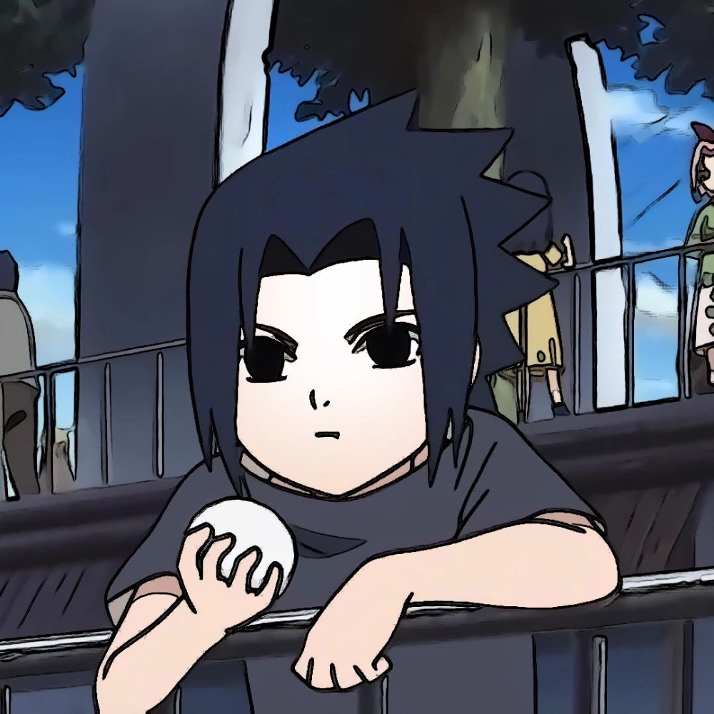 Sasuke chibi drawing sketch of young avenger