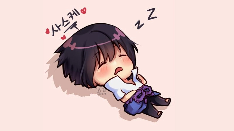 Sasuke chibi art playful take on avenger