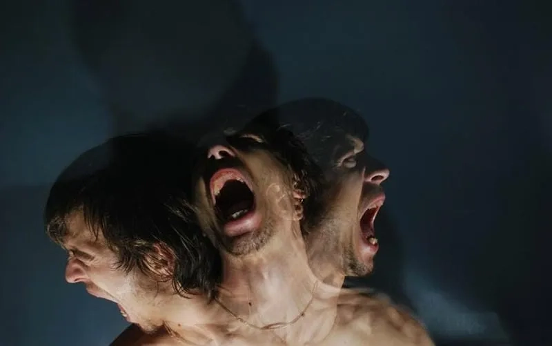 A brain scan showing differences in brain structure