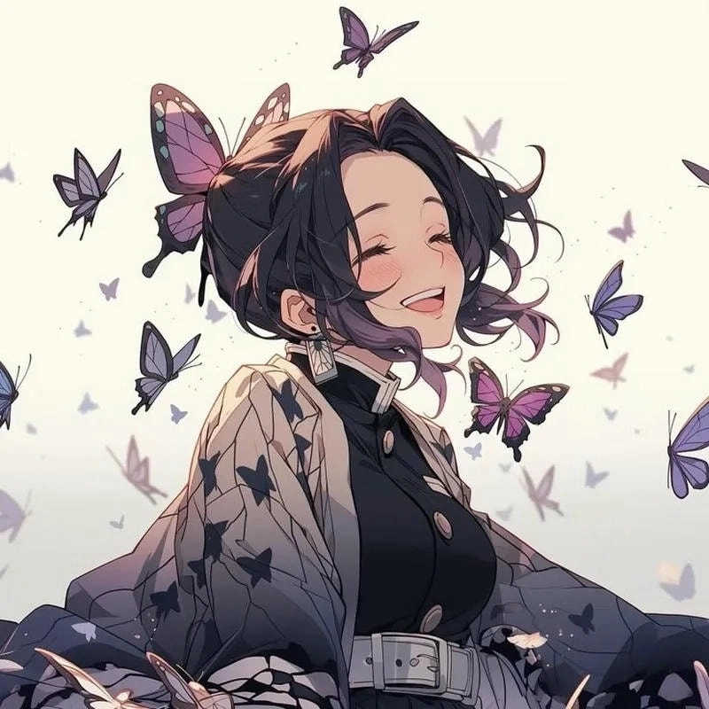 Download vibrant Kochou Shinobu wallpaper for free