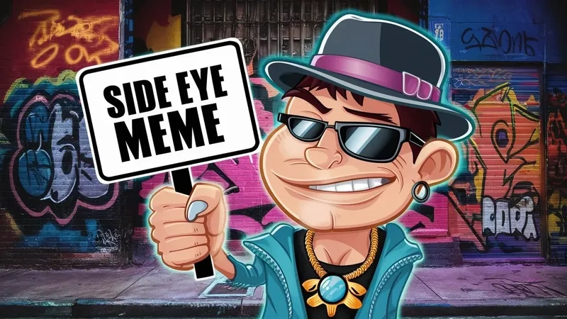 That classic celebrity side eye moment