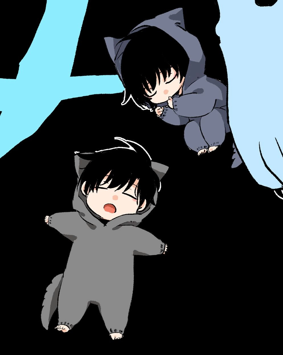 Solo Leveling chibi wallpaper makes screen shine