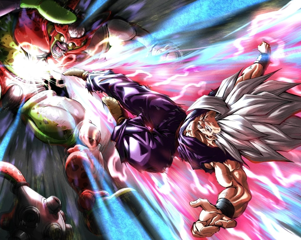 Epic clash of gohan vs cell fight scenes