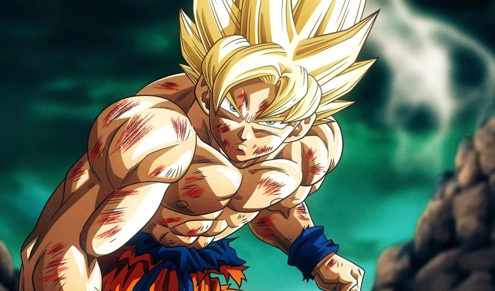 Next level battle with goku super saiyan blue