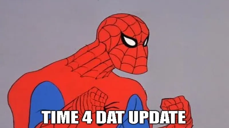 A modern miles morales meme template