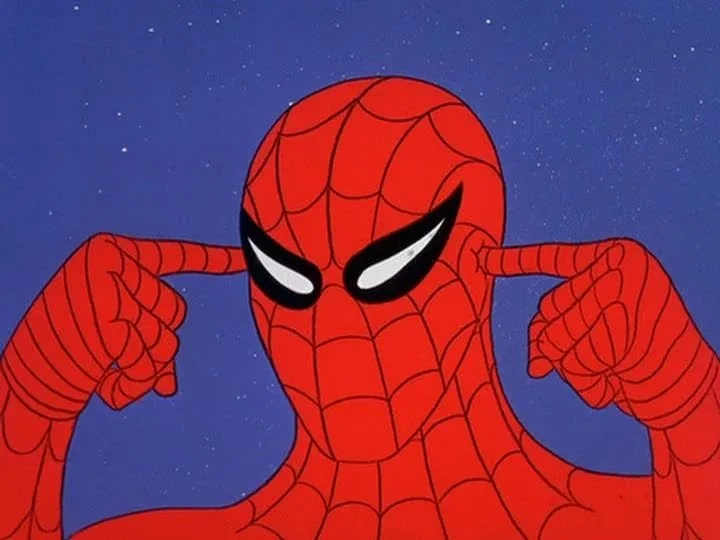 The 60s spiderman meme about villains