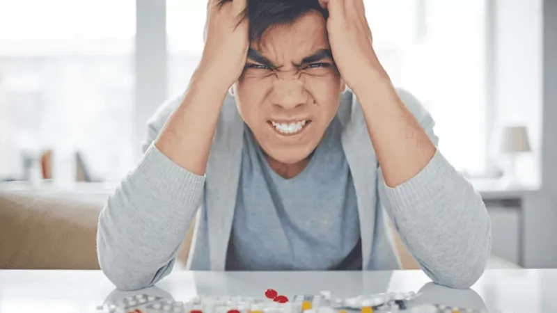 A chart of common addiction symptoms