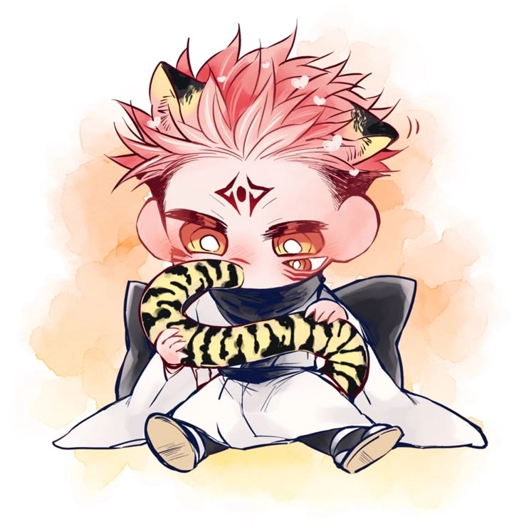 Kawaii Sukuna chibi feels dark adorable