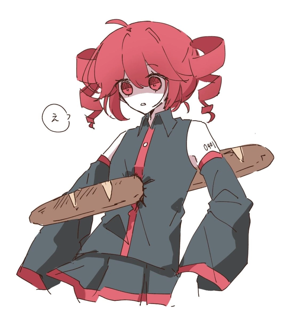 Chibi Teto looks playful and full of cuteness